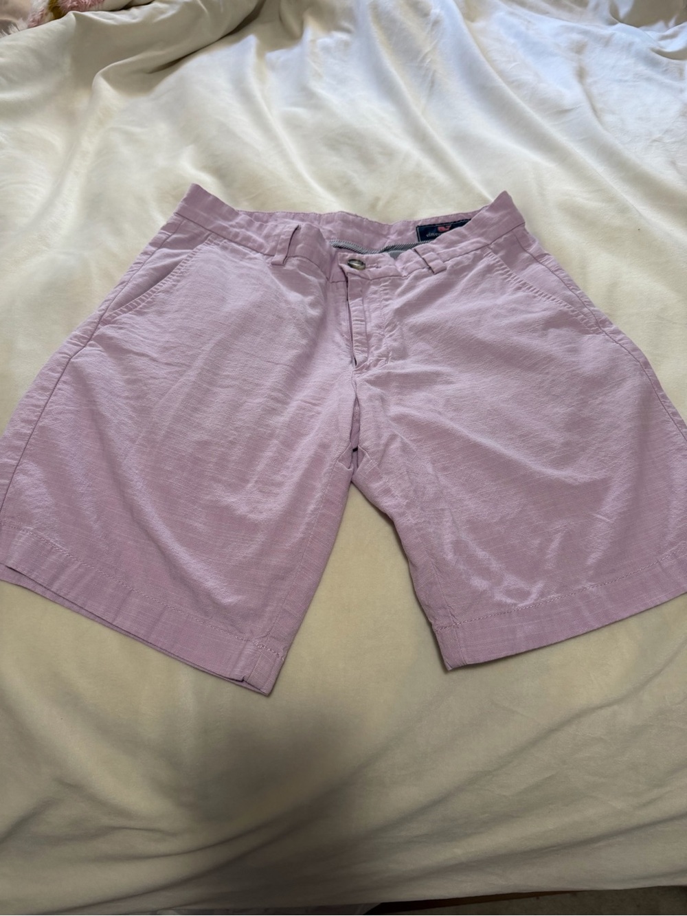 Vineyard Vines Lavender Cotton Men’s Boys Shorts Size 28